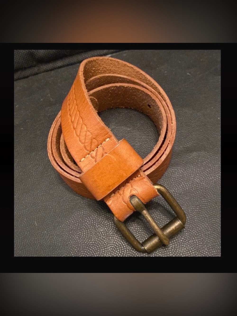 Echo Genuine leather belt - size Small